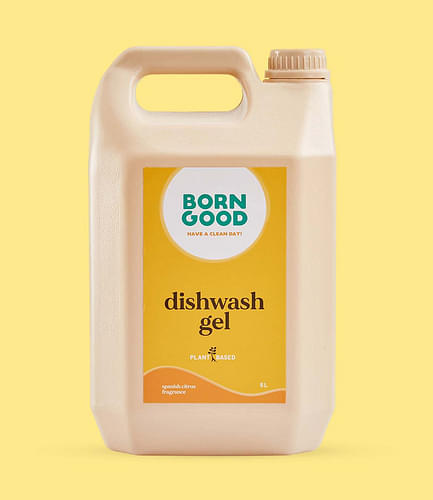 Born Good Plant-based Dishwash Gel -  5 L Can image