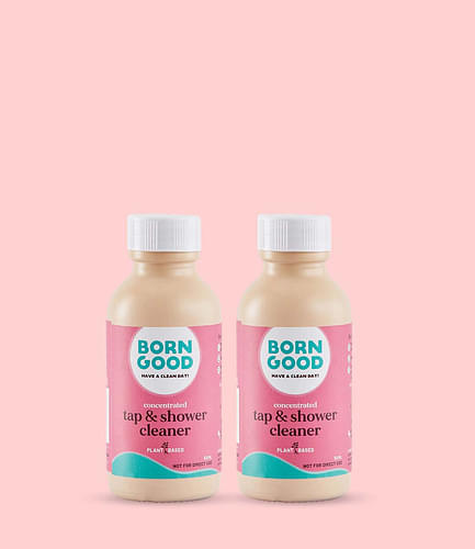 Born Good Plant-based Tap & Shower Cleaner Concentrate 50ml x 2 (Makes 1 L) image