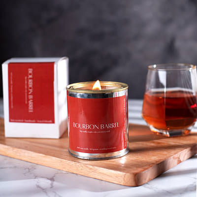 Bourbon Barrel Scented Candle Gift image