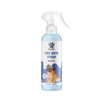 Bscly Dry Bath Dog Spray – Blueberry (200 Ml) image