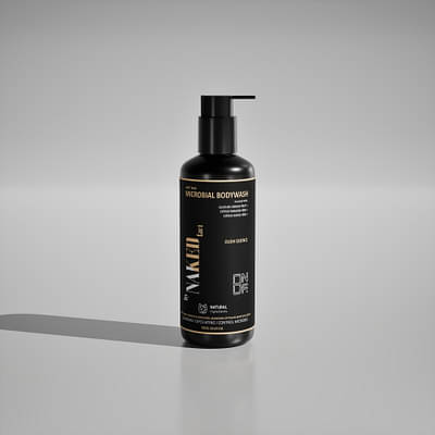 By Naked Fact Smct Base Microbial Oud Unisex Body Wash | Refreshing Shower Gel For Deep Cleansing, Exfoliating, Hydrating, Moisturising, Softer & Smoother Skin Infused With Citrus Paradisi Seed, Illicium Verum Fruit, Citrus Junos Seed-300 Ml image