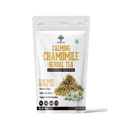 Calming Chamomile Herbal Tea From dried Chamomile Flowers for Sleep image