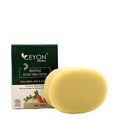 Ceyon Naturaa Bastille Goat Milk Soap | COSMOS Certified | Made with certified Organic Oils and Butters image