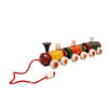 Channapatna Toys Pull Along Toy Wooden Train & Tractor For 12 Months & Above Kids, Toddlers, Infant & Preschool Toys - Set Of 2 Pcs- Multicolor - With Attached String- Encourage Walking