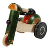 Channapatna Toys Push & Pull Toys Wooden Scooter & Racing Car For Toddlers, Kids, Infants Preschool Toys ( 1 Year+) - Develop Hand Eye Coordination And Fine Motor Skills - Multicolor