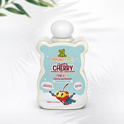 Cheeky Cherry Shampoo And Conditioner For Kids With Cherry And Flaxseed - 200Ml image