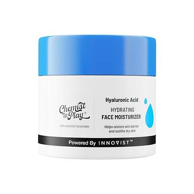 Chemist At Play Hydrating Face Moisturiser| Polyglutamic Acid | Intense Hydration & Moisturisation | Mineral Oil & Silicone Free | 50 Gm image