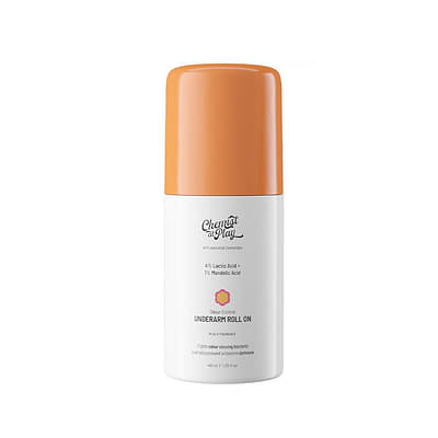 Chemist At Play Underarm Roll On | 4% Lactic Acid & 1% Mandelic Acid | Peach Fragrance (40 Ml) image