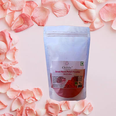 Chilife Dried Rose Petal Powder (100gm) image