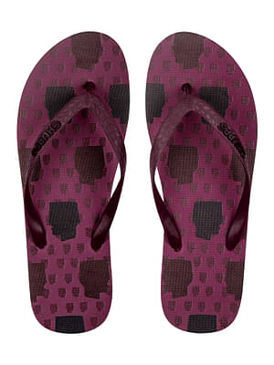 Chupps Face-Off Potent Purple Lightweight Flipflop For Unisex image