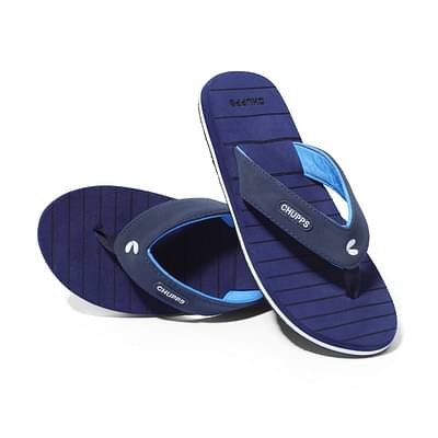 Chupps Men Navy Pu Flipflop Navy image