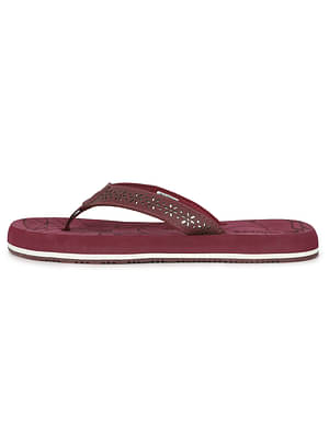 Chupps Women Flora Maroon Casual Slider image