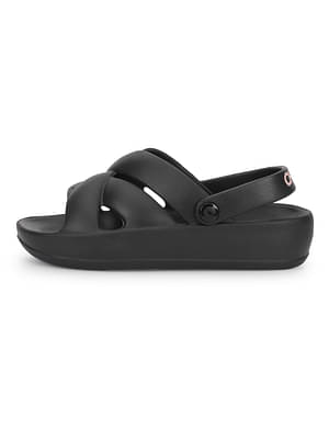 Chupps Women Maven Black Casual Slider Black image