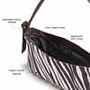 Colt Stripes Shoulder Baguette Bag