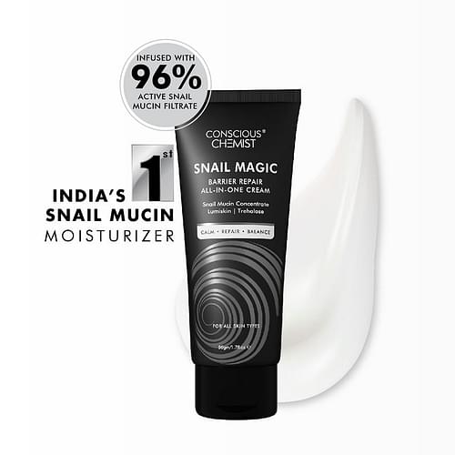 Conscious Chemist Snail Magic Barrier Repair All-In-One Gel Cream With Korean Snail Mucin Extract (50G) image