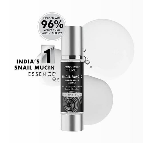 Conscious Chemist Snail Magic Barrier Repair Essence With 97% Active Snail Mucin Filtrate (100Ml) image