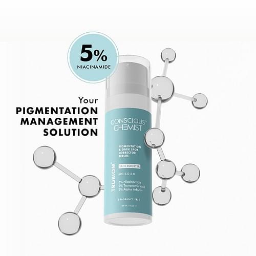 Conscious Chemist Trubiom 5% Niacinamide Serum With 1% Zinc Improves Acne Scar & Uneven Skin Texture (30Ml) image