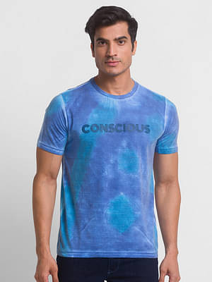 Conscious Tie-Dye T-shirt ( Recycled Plastic + Cotton Blend) image