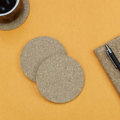 Cork Coasters - Set of 4 - Natural image