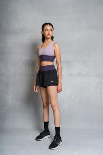 Dual Shorts Purple image