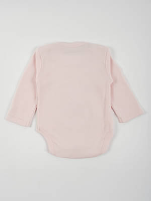 Earthy Tweens Pastel Pink Cotton Jersey Full Sleeves Onesie image