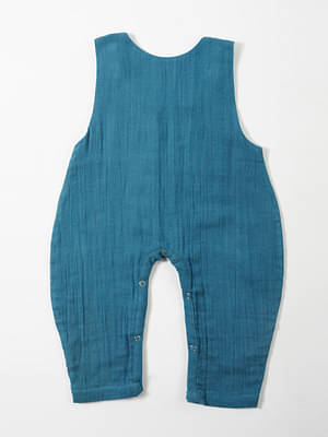 Earthy Tweens Teal Tootsie Dungaree image