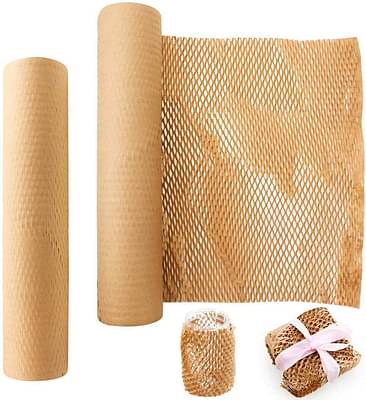 Eco-friendly Honeycomb Paper Wrap, 15", 50 Mtrs image