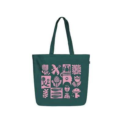 Ecoright Large Zipper Tote Bag - Symphony image