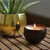 Ecotyl Coconut Shell Candle - Patchouli & Rosewood