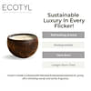 Ecotyl Coconut Shell Candle - Patchouli & Rosewood