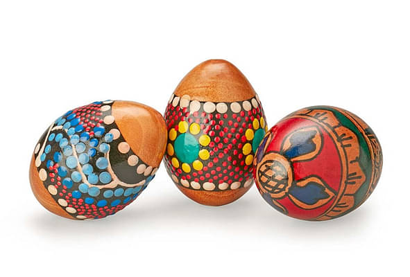 Egg Shaker Painted image