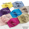 Elementary 100% Cotton Muslin Reusable Face Protection Mask - Pack Of 6