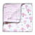 Elementary 100% Organic Muslin Cotton Reversible Pink Hot Air Balloon Dohar Blanket (140*100Cm)