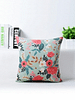 Elementary Fine Polyester Floral Theme Cushion Covers Pack Of 5 - Multicolor (18 X 18 Inches)