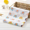 Elementary Organic Cotton Animal World Swaddle Set Of 2 For Newborn - Assorted Designs (112*112Cm)