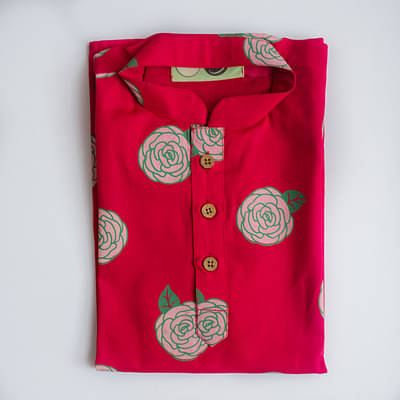 Ethenic Wear(Boys) - Blooming Red image