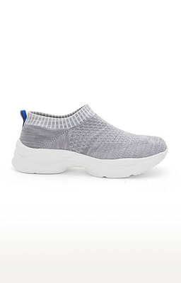 EvoMotion Women's Activewear Grey Slip-on Casuals Shoes image
