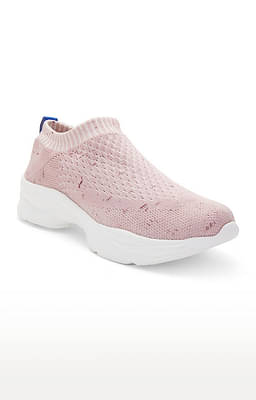 EvoMotion Women's Activewear Peach Slip-on Casuals Shoes image
