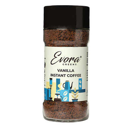 Evora Greens Vanilla Instant Coffee 100 G image