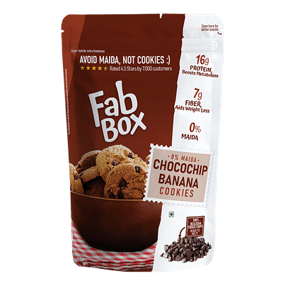 FabBox Chocochip Banana Cookies - 220g image