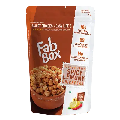 FabBox Spicy Lemony Chickpeas 140g - Pack of 2 image