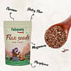 Fabeato Natural Raw Premium Flax Seeds for Eating 250 Gm