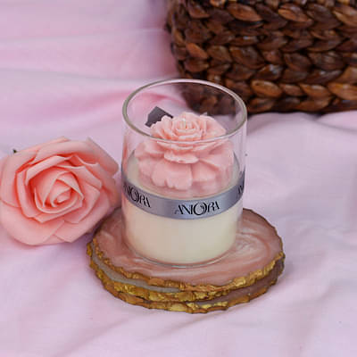 Floral Jar Candle (Rose) image
