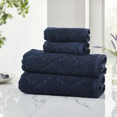 Form Towel Set In Mood Indigo image
