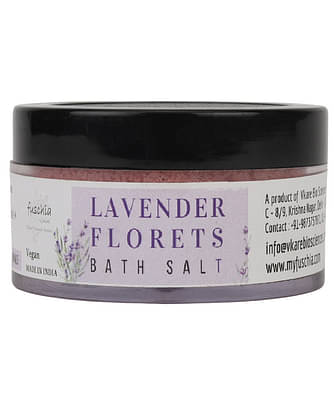 Fuschia Lavender Florets Bath Salt - 50 Gm image