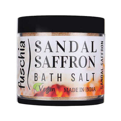 Fuschia Sandal Saffron Bath Salt - 100 Gm image