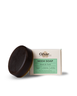 Ghar Soaps Antibacterial Neem Bathing Soap(100 G) image