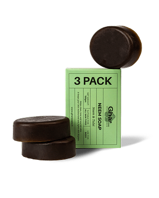 Ghar Soaps Antibacterial Neem Bathing Soap(3 Pack) image