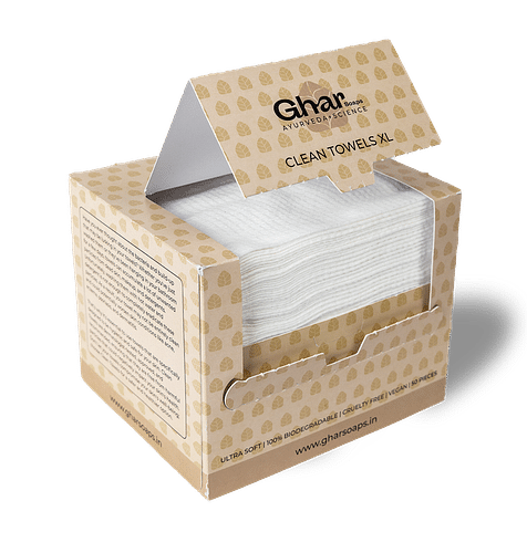 Ghar Soaps Face Clean Towel(50 Pack) image