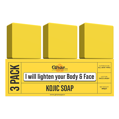 Ghar Soaps Kojic Acid 2 % Soap with Niacinamide image